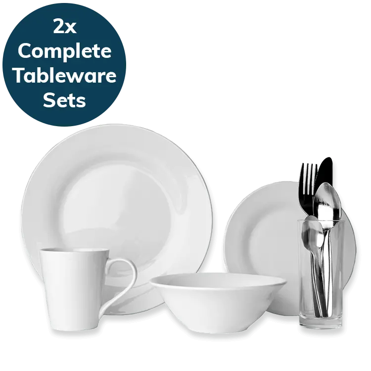 2-Person Modern Dining Set – Table And Chairs 1