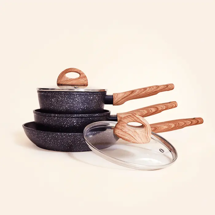 3-Piece Induction-Ready Premium Pan Set 1