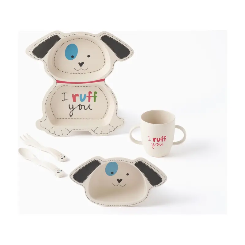 Adorable Bingo Dog–Themed Kids’ Mealtime Bowl Set 1
