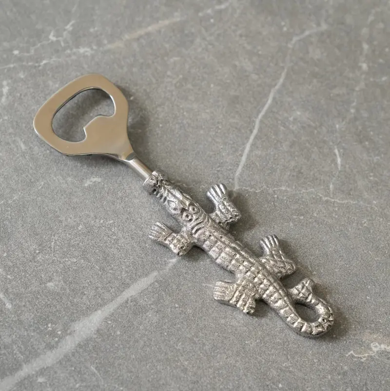 Alligator-Shaped Stainless Steel Bottle Opener – Fun, Functional Bar Tool 1