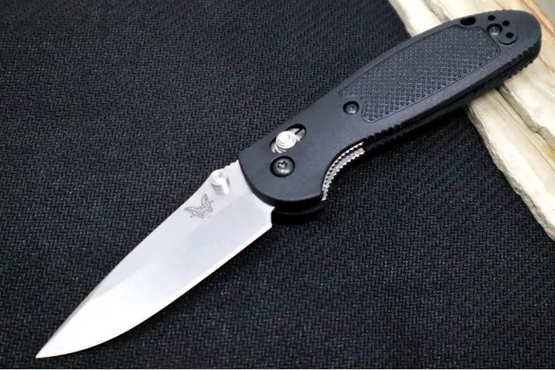 Benchmade Mini Griptilian 556 With S30V Steel – Satin Finish Blade And Black Handle 1