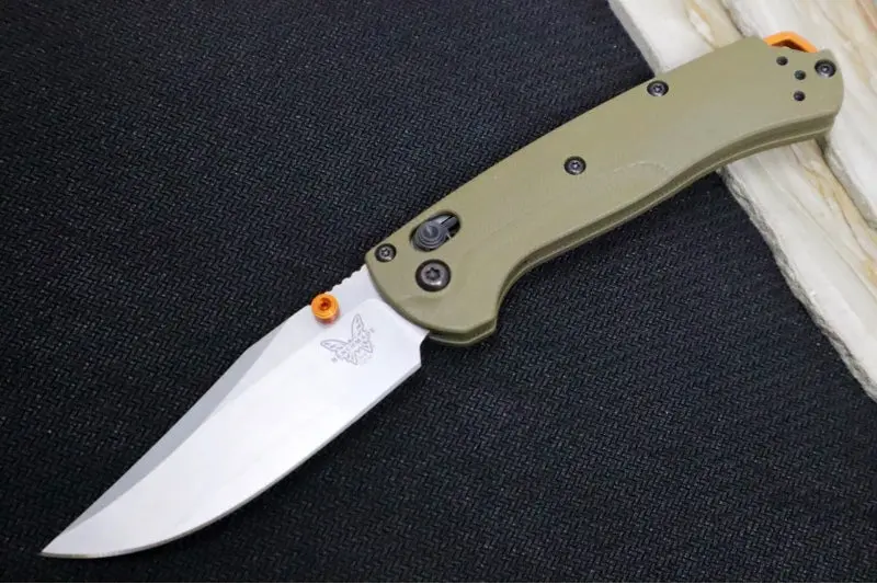 Benchmade Mini Taggedout 15534 – Od Green G-10 Handle, Cpm-S45Vn Clip Point Blade 1