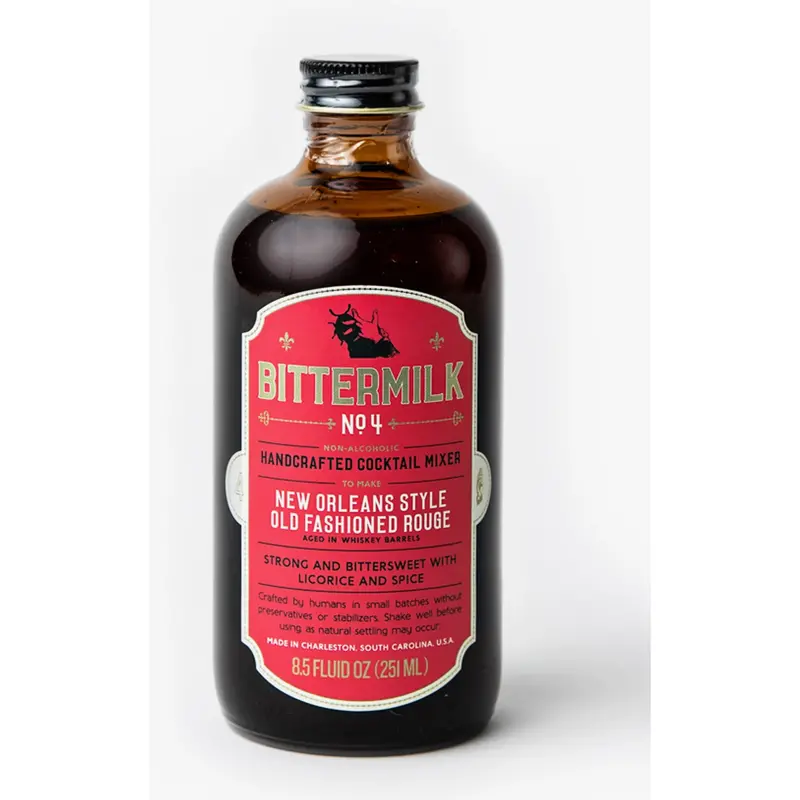 Bittermilk New Orleans–Style Rouge Old Fashioned Mixer 1