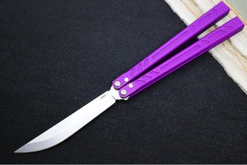 Bladerunner Systems Brs011Prp Bayonet Knife – 154Cm Steel Blade, Purple Anodized Aluminum Handle 1