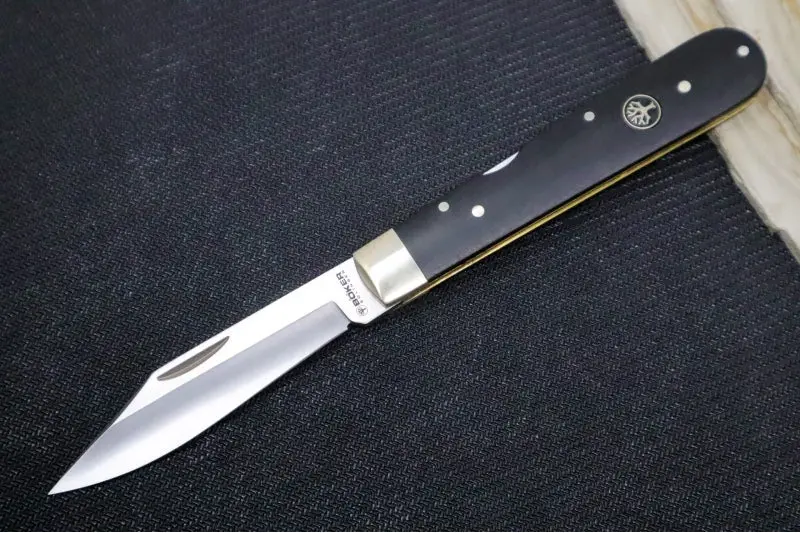 Boker 1906 Traditional Slipjoint With Solid Ebony Handle (Model 113024) 1