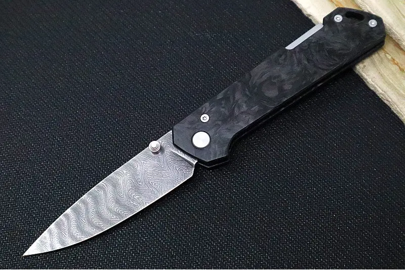 Boker Annual Damascus 2026 – 160-Layer Damascus Blade, Carbon Fiber Handle (1132026Dam) 1
