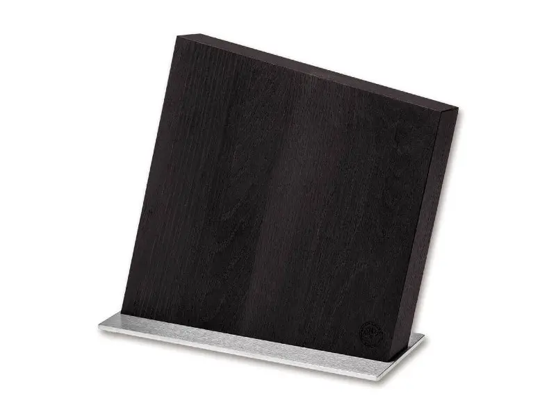 Boker Magnetic Knife Block In Smoked Oak And Stainless Steel – European Craftsmanship 1