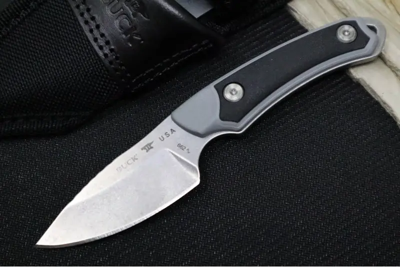 Buck 662 Alpha Scout Hunting Knife – 420Hc Steel, Gfn/Versaflex Handle, Polyester Sheath (0662Gys-B) 1