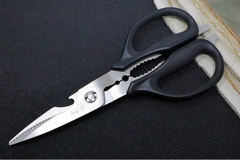 Cangshan Heavy-Duty 9" Kitchen Shears With Blade Holder – Stainless Steel Utility Scissors 1