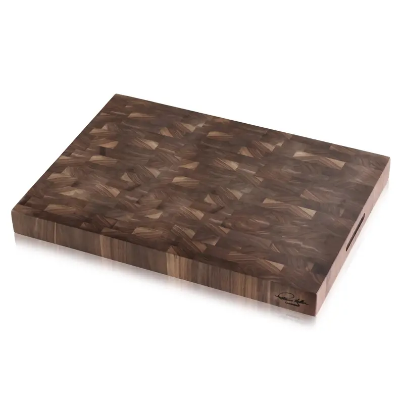 Cangshan Tk Series 12" X 18" Walnut End-Grain Cutting Board – Durable 1.5" Thickness (1023763) 1