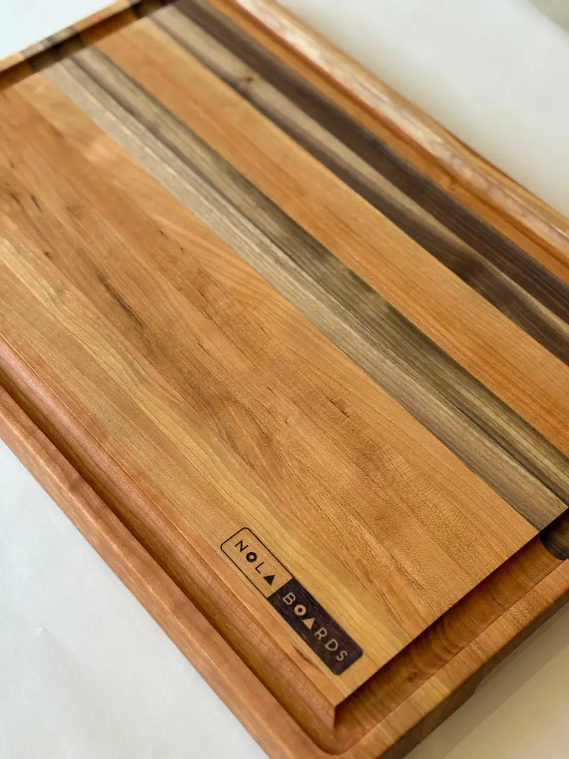 Cherry Wood Big Easy Cutting Board 1