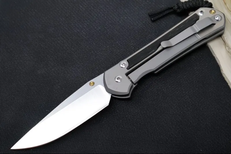 Chris Reeve Large Sebenza 31 (Left-Handed, Polished) – Drop Point Cpm-Magnacut Blade With Bog Oak Inlay, Variant A1 1