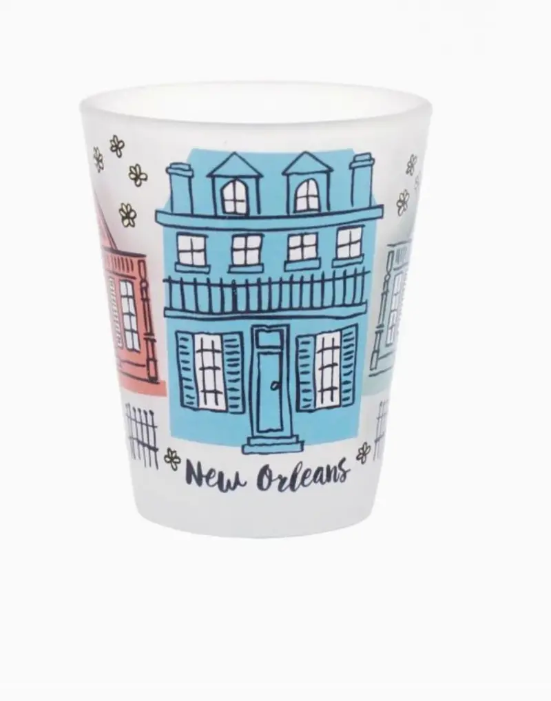 Creole Cottages Mini Shot Glass Set 1