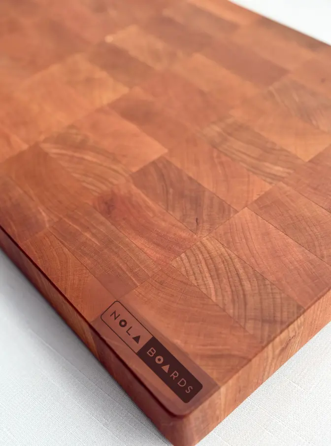 Flag Boy Cherry Wood Chopping Block 1