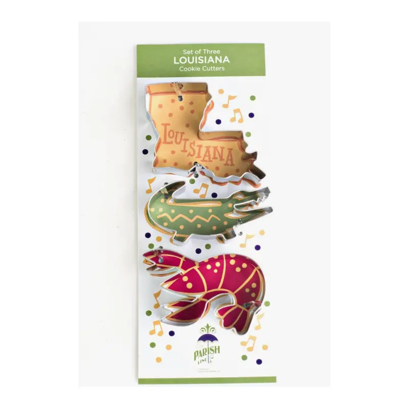 Louisiana-Themed Cookie Cutter Collection 1