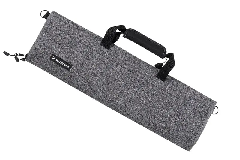 Messermeister Preservation 12-Pocket Knife Bag In Heather Grey 1