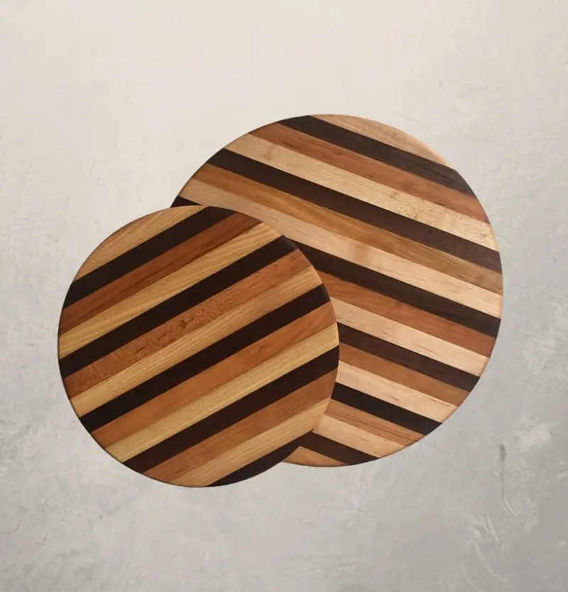Multi-Tiered Wooden Lazy Susan Tray 1