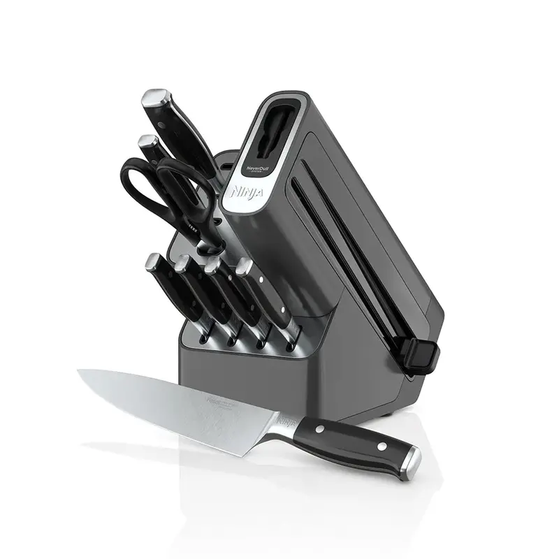 Ninja Foodi Neverdull Premium Kitchen Knife Block Set (8-Piece) 1