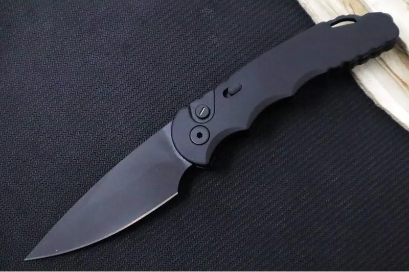 Pro-Tech Tactical Response 5 Operator Auto – Black Dlc Blade, Cpm-S35Vn Steel, Black Anodized Aluminum Handle (T503-Operator) 1