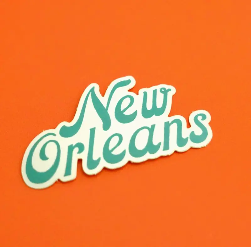 Retro Crescent City Vinyl Decal 1