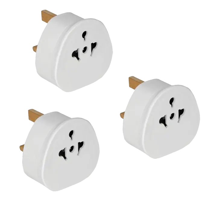 Universal Travel Adapter Set – 3-Piece International Pack 1